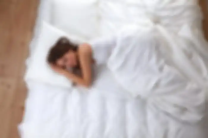 Ilustrasi tidur. 