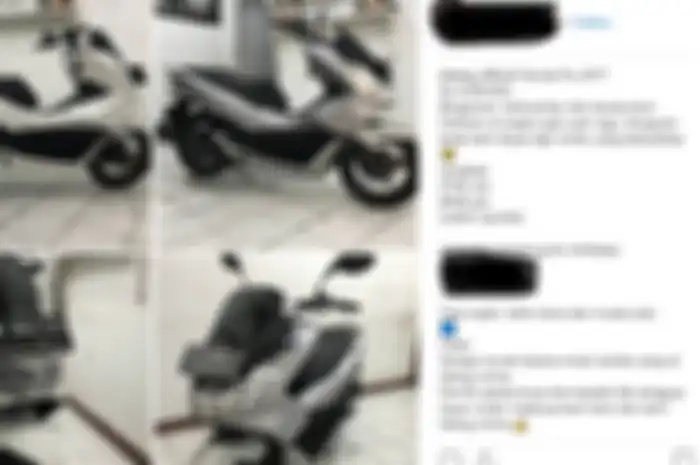 Motor yang ditawarkan lelang online harganya sangat murah.