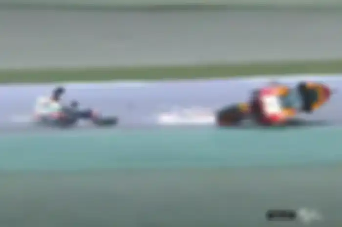 Jorge Lorenzo terjatuh di FP3 MotoGP Qatar.