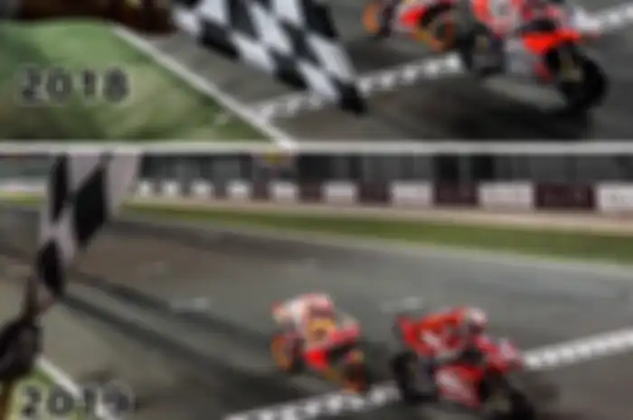 Selisih waktu MotoGP Qatar tahun lalu dan musim ini lebih mepet dari 0,461 detik jadi 0,023 detik