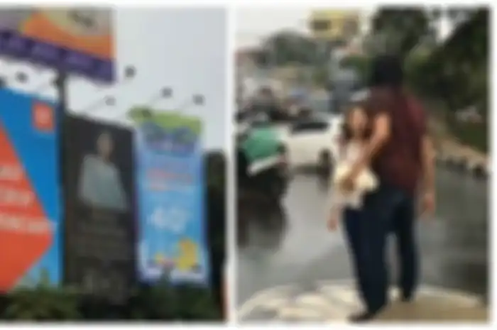 Cowok Ini Sebut Ceweknya Selingkuh dan Minta Putus Lewat Baliho