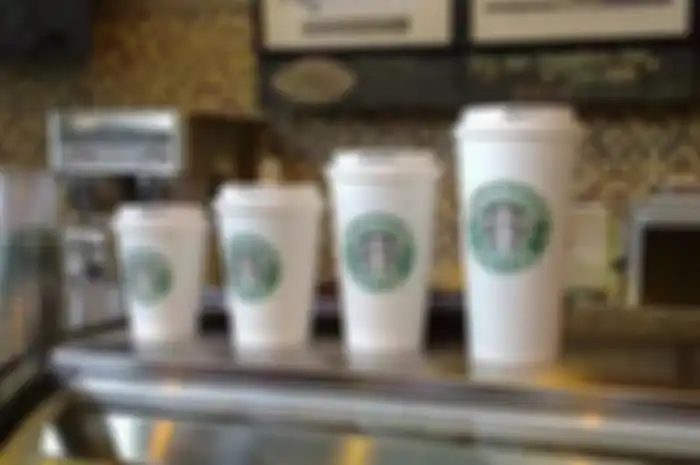 ukuran gelas starbucks