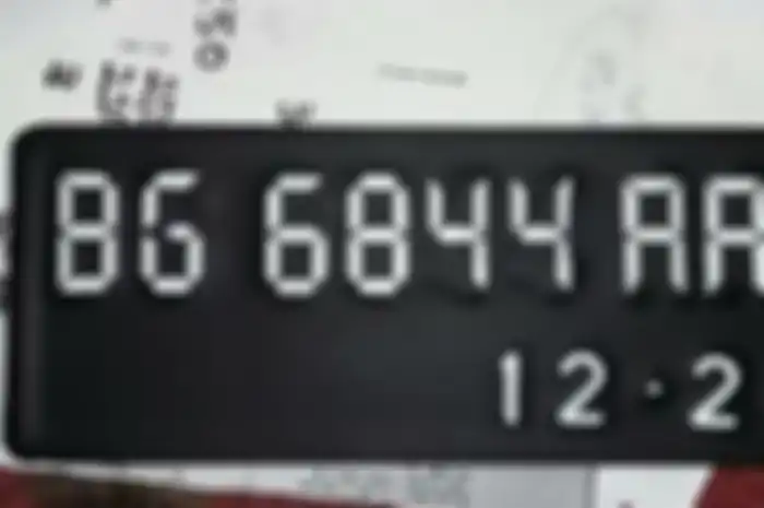 Contoh Plat nomor mofidikasi