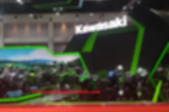 Booth Kawasaki di Bangkok International Motor Show 2019.
