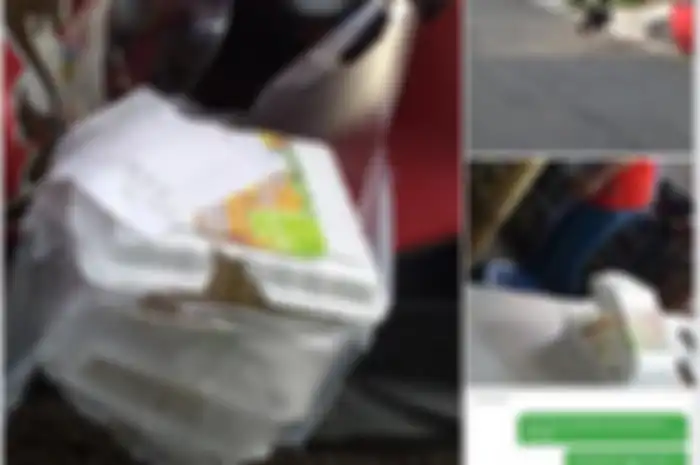 Makanan yang dibawa driver ojol hilang digondol maling