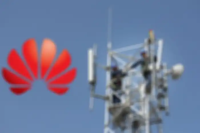 Ilustrasi Perangkat 5G Huawei di Inggris