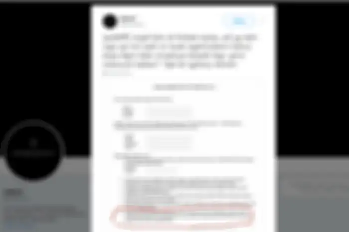 unggahan akun twitter @askmenfess terkait surat persetujuan orang tua mahasiswa ngikuti Kuliah Kerja Nyata - Pembelajaran Pemberdayaan Masyarakat (KKN-PPM) Universitas Gadjah Mada (UGM). 