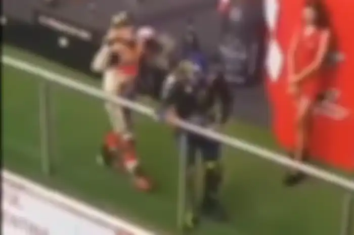 Aksi selebrasi Marc Marquez dinilai melecehkan fans Valentino Rossi di MotoGP Argentina