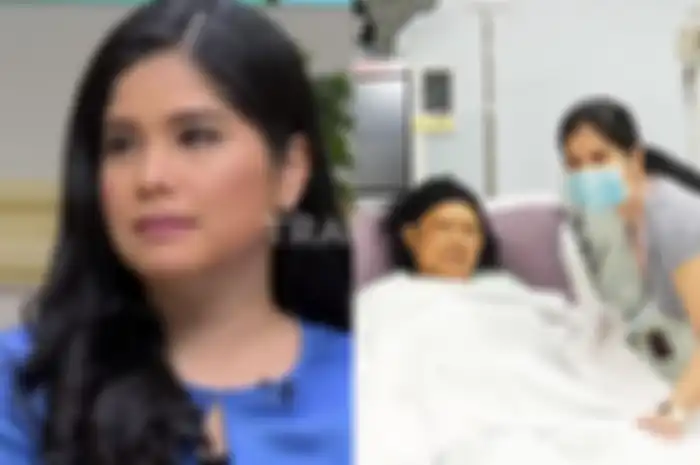 Annisa Pohan tak bisa menahan air matanya saat menceritakan kondisi Ani Yudhoyono
