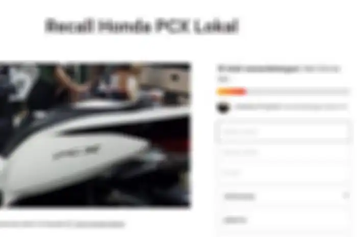 Muncul petisi recall Honda PCX lokal karena tiga masalah yang sering muncul.
