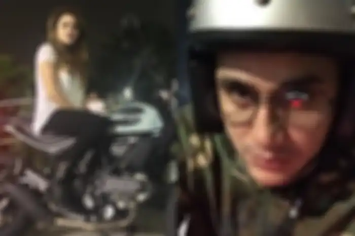 Nikita Mirzani dan Vicky Nitinegoro dikenal penyuka motor