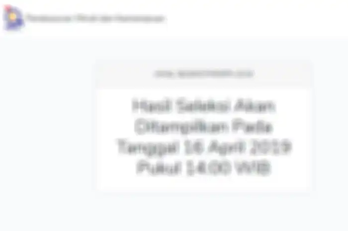 Pengumuman Hasil Seleksi PMDK Politeknik Negeri 2019