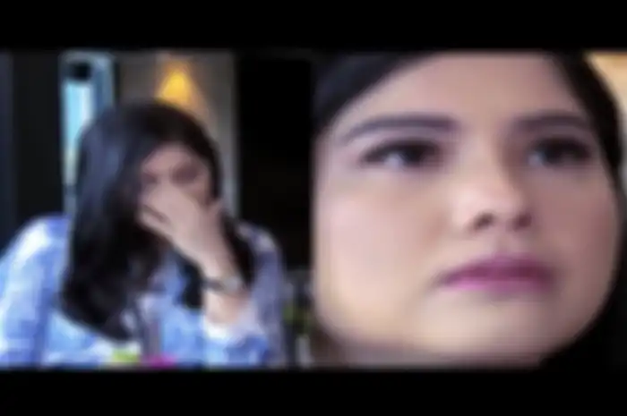 Annisa Pohan tak kuasa menahan tangisnya