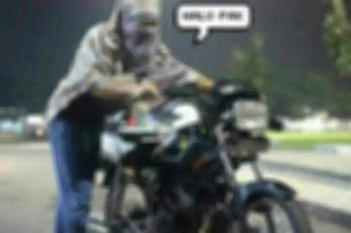 Ilustrasi maling motor kepergok cuma bilang 