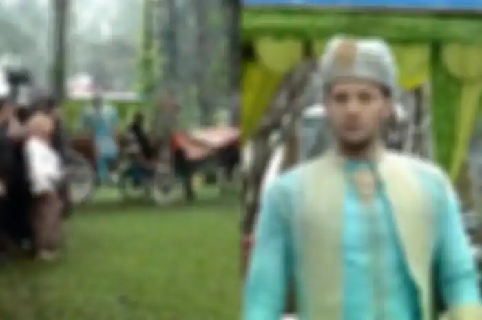 Ammar Zoni datang ke lokasi akad nikah pakai kereta kuda