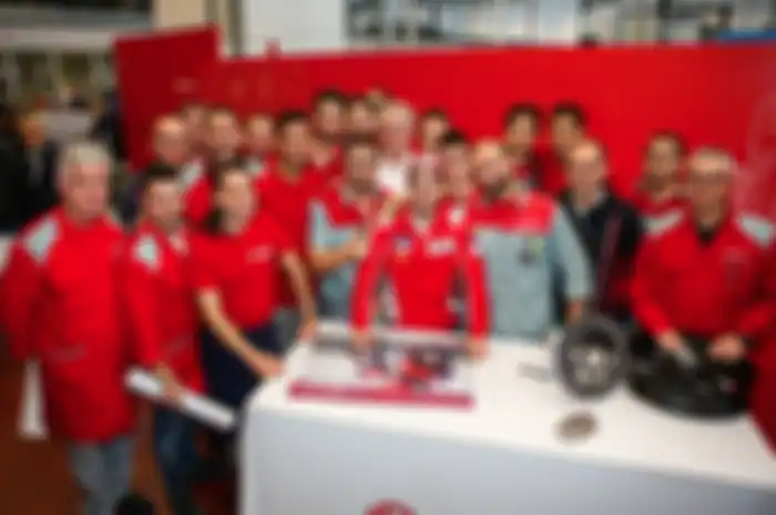 Andrea Dovizioso sempat sambangi markas Brembo Racing di Curno pada bulan Desember 2018 sebelum musim MotoGP 2019 dimulai.