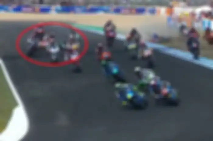 Kecelakaan dialami oleh Dimas Ekky Pratama pada Moto2 Jerez 2019