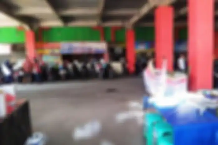 Tempat jatuh seorang remaja di Pasar Kliwon Kudus