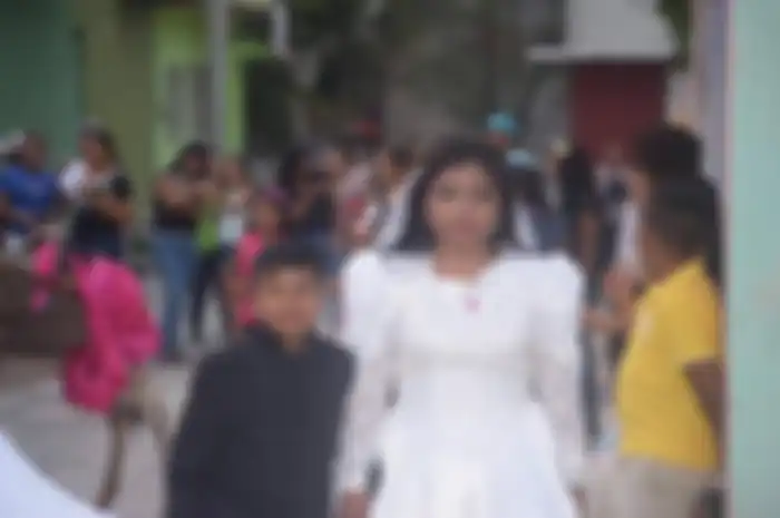 Pasangan tersebut terlihat seperti ibu dan anak, dan spekulasi yang berkembang menyebutkan pernikahan tersebut diatur.