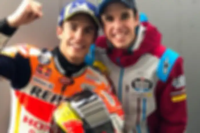 Marc Marquez dan adiknya Alex Marquez yang ancang-ancang untuk naik kelas ke MotoGP tahun depan