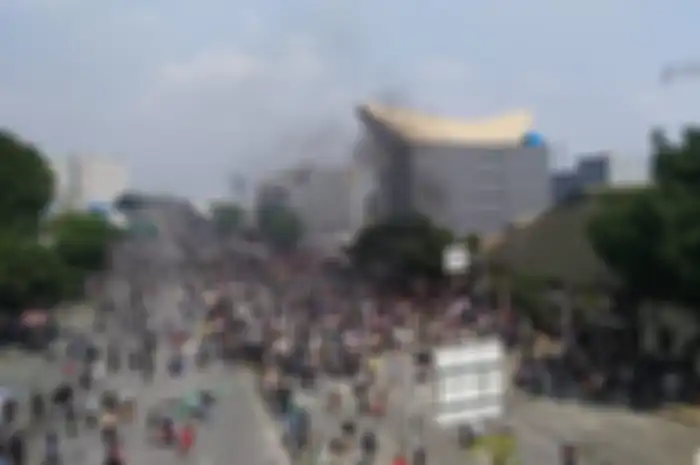 Suasana Jatibaru, Tanah Abang, Jakarta Pusat Tadi Siang (22/05/2019)