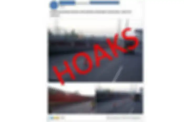 Proyek tol ambruk hanya hoax