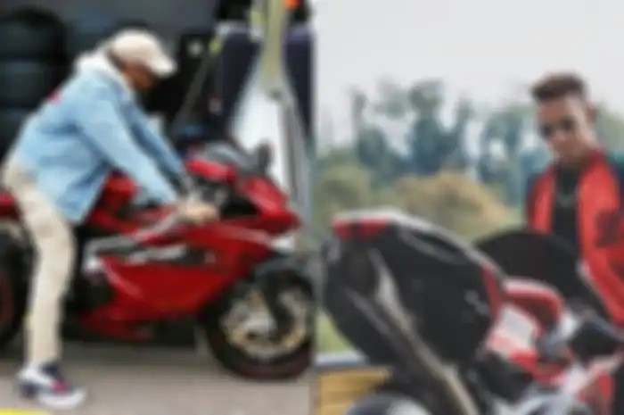 Motor MV Agusta F4 RC LH44 yang dikendarai Lewis Hamilton
