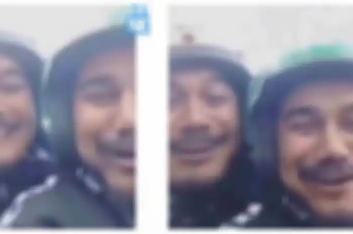 Driver Ojol dan Penumpangnya Berwajah Mirip