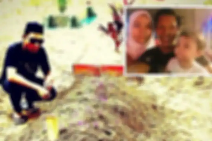 Seorang suami ceritakan kesedihan hatinya harus ditinggal sang istri jelang lebaran tahun ini, sang istri meninggal setelah berjuang melawan sakitnya.