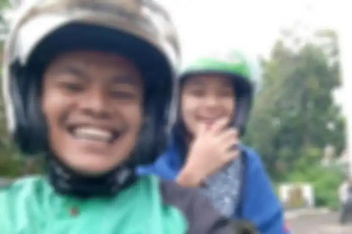 Ibnu, Driver ojol yang menjadi viral lantaran antarkan cewek-cewek cantik 