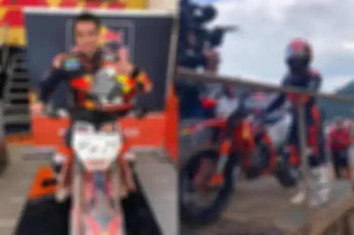 Dani Pedrosa di acara Erzberg Rodeo
