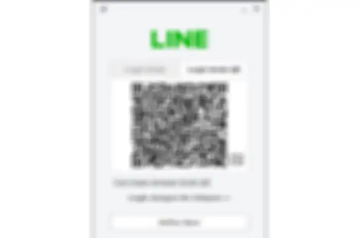 Login kode QR dengan memakai hp pasangan/target
