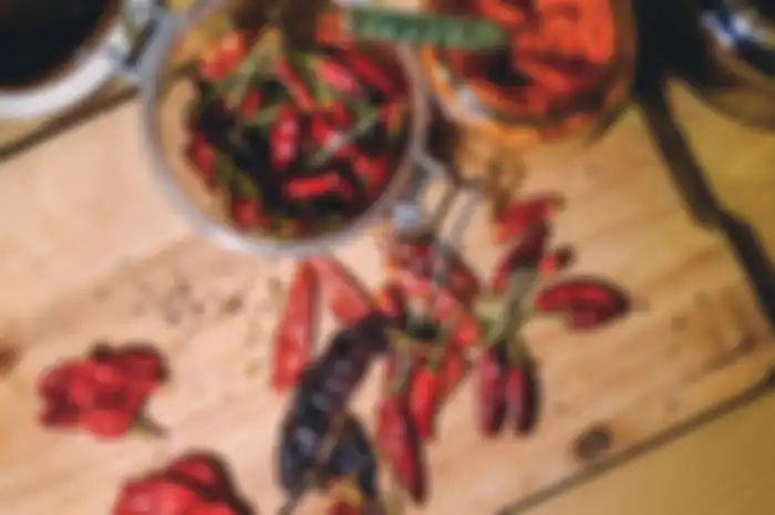 Ilustrasi makanan pedas