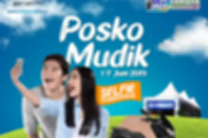 Kompetisi selfie di Posko Mudik Yamaha dalam libur lebaran 2019