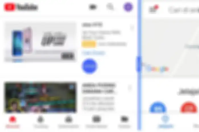Contoh Split Screen Vivo V15