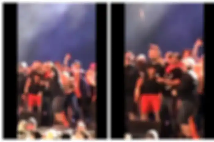 Tom Morello lempar ponsel penonton yang ajak selfie