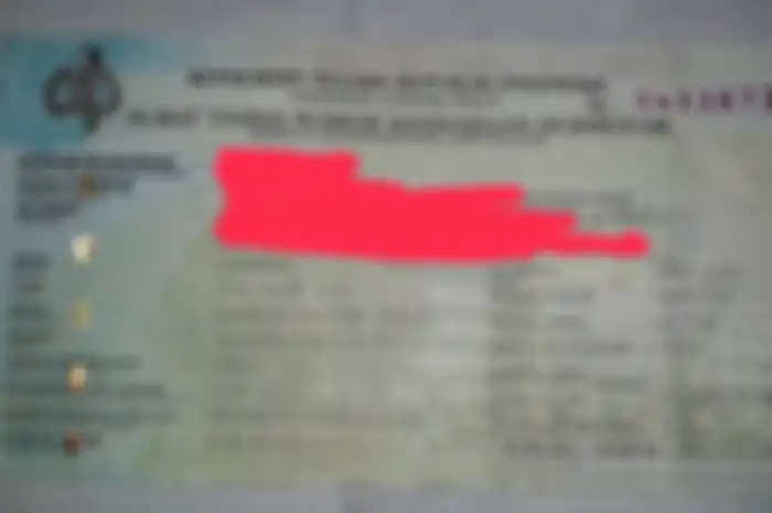Tahun registrasi di STNK berubah menjadi lebih muda.