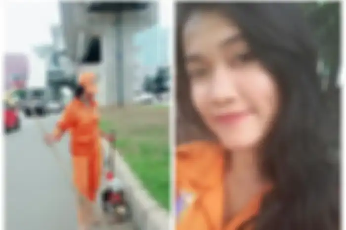 Sellha Purba, cewek cantik petugas kebersihan Jakarta atau pasukan oranye