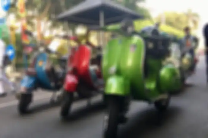 Motor Vespa VBB kepunyaan Walikota Jakarta Pusat