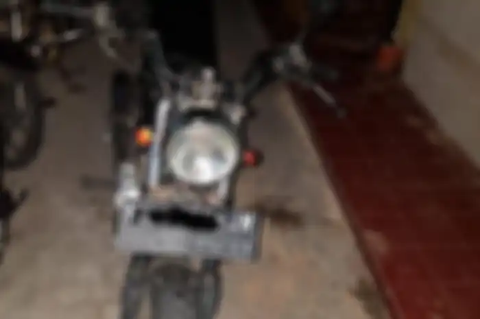 Honda GL Max milik oknum PNS yang diduga motor curian.