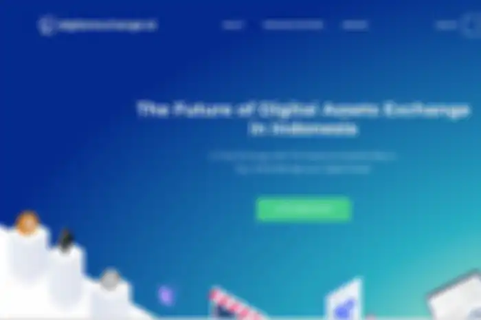 Tampilan website digitalexchange.id