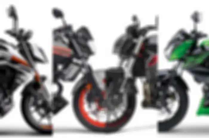 Ilustrasi motor sport naked 250 cc