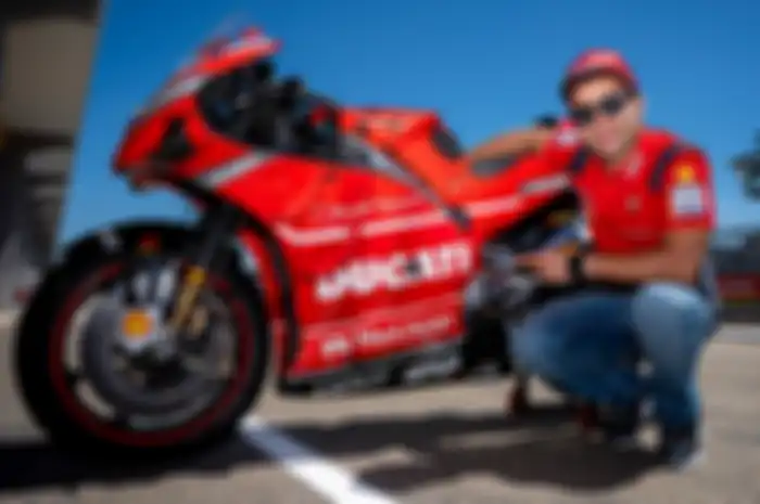 Danilo Petrucci jelang MotoGP Jerman 2019 bisa tersenyum setelah diumumkan dipertahankan di tim Ducati pabrikan musim depan