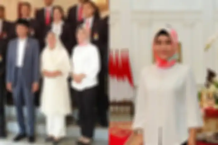 Sandhyca Putrie saat mengenakan hijab