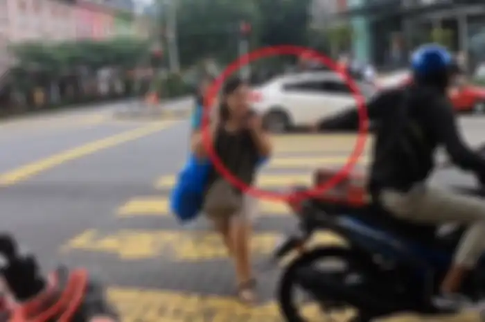 Vlogger menangkap momen pencurian