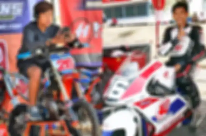 Dheyo Wahyu crosser yang jadi pembalap  road race