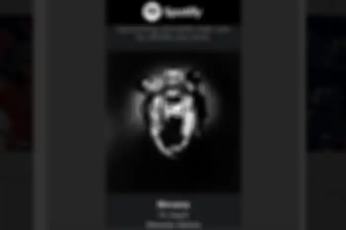 Screenshot dari cuitan netizen yang melihat adanya kesalahan pada Spotify
