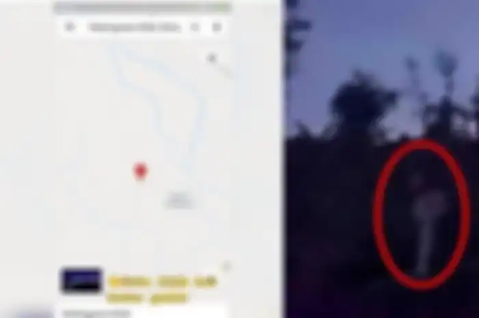 Penampakan pocong di Google Maps viral di media sosial