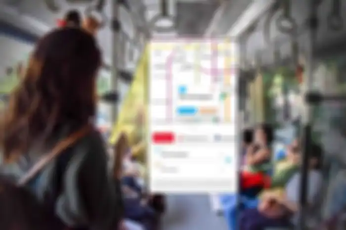 ilustrasi penggunaan aplikasi Cari Rute