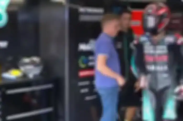 Fabio Quartararo melakukan ritual unik sebelum FP3 MotoGP Republik Ceko.